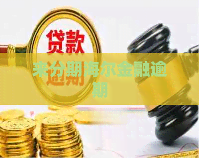 来分期海尔金融逾期