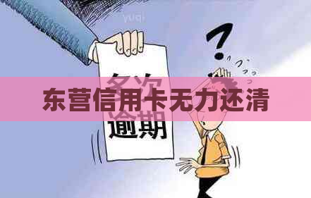 东营信用卡无力还清