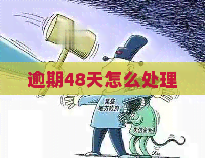 逾期48天怎么处理