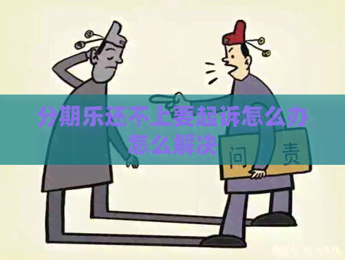 还不上要起诉怎么办怎么解决