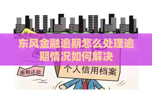 东风金融逾期怎么处理逾期情况如何解决