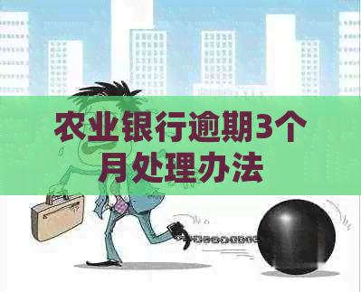 农业银行逾期3个月处理办法