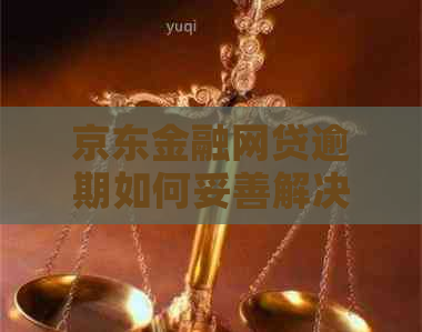 京东金融网贷逾期如何妥善解决