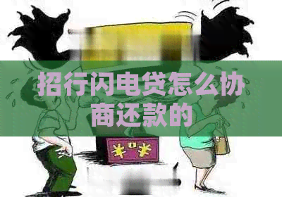 招行闪电贷怎么协商还款的