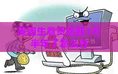 美团生意贷逾期1万半年了怎么办