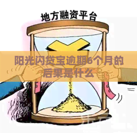 阳光闪贷宝逾期6个月的后果是什么