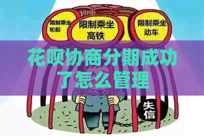 花呗协商分期成功了怎么管理