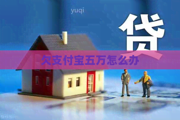 欠支付宝五万怎么办