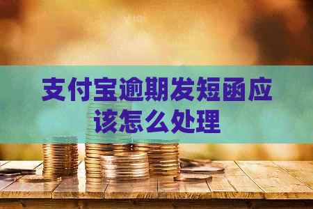 支付宝逾期发短函应该怎么处理