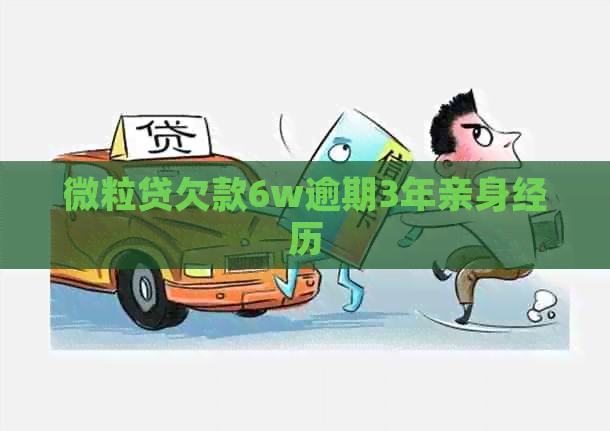 微粒贷欠款6w逾期3年亲身经历