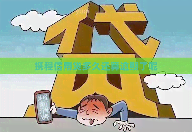 携程信用贷多久还算逾期了呢