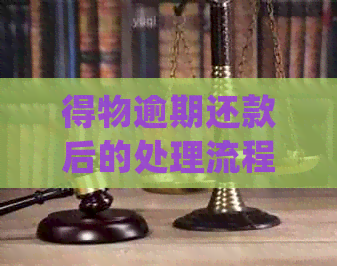 得物逾期还款后的处理流程及后果