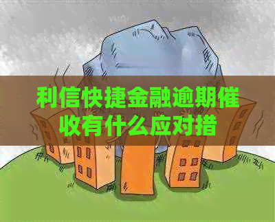 利信快捷金融逾期有什么应对措