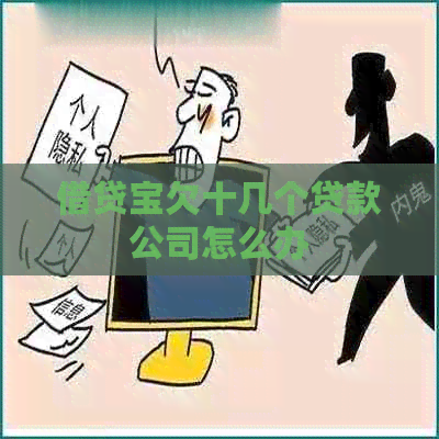 借贷宝欠十几个贷款公司怎么办