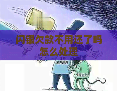 闪银欠款不用还了吗怎么处理