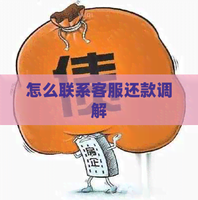 怎么联系客服还款调解