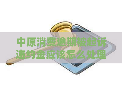 中原消费逾期被起诉违约金应该怎么处理