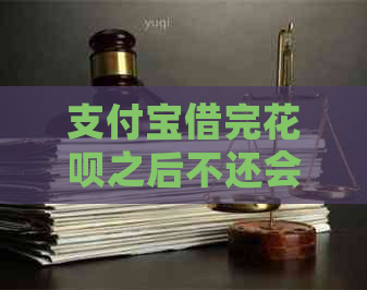 支付宝借完花呗之后不还会怎么样影响个人信用