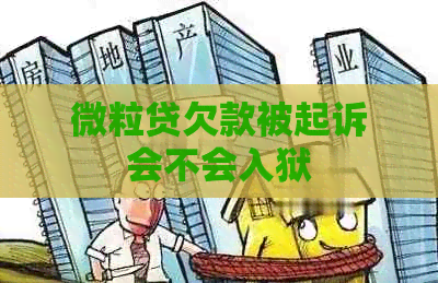 微粒贷欠款被起诉会不会入狱