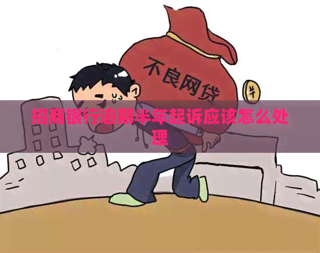 招商银行逾期半年起诉应该怎么处理