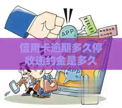 信用卡逾期多久停收违约金是多久