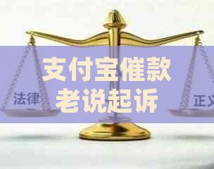 支付宝催款老说起诉