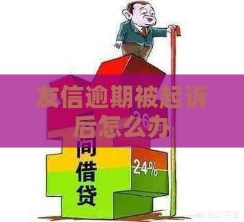 友信逾期被起诉后怎么办