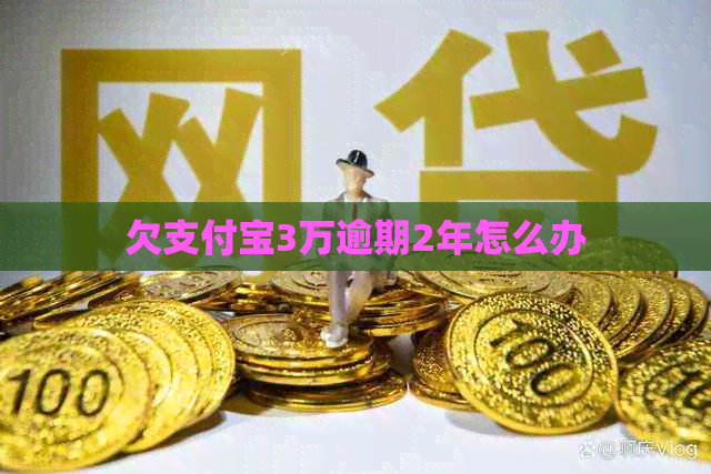 欠支付宝3万逾期2年怎么办