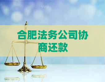 合肥法务公司协商还款