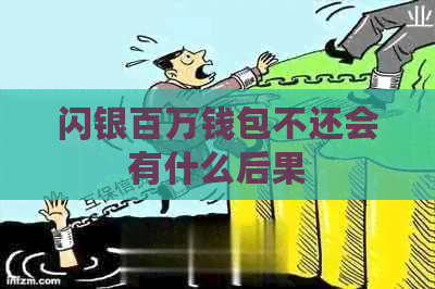 闪银百万钱包不还会有什么后果