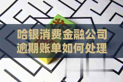 哈银消费金融公司逾期账单如何处理