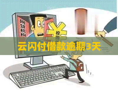 云闪付借款逾期3天