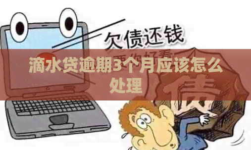 滴水贷逾期3个月应该怎么处理