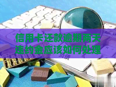 信用卡还款逾期两天违约金应该如何处理