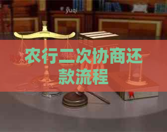 农行二次协商还款流程