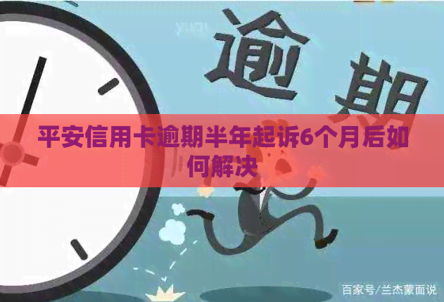 平安信用卡逾期半年起诉6个月后如何解决