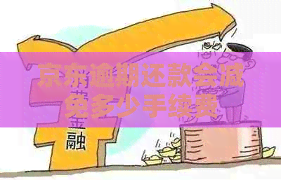 京东逾期还款会减免多少手续费