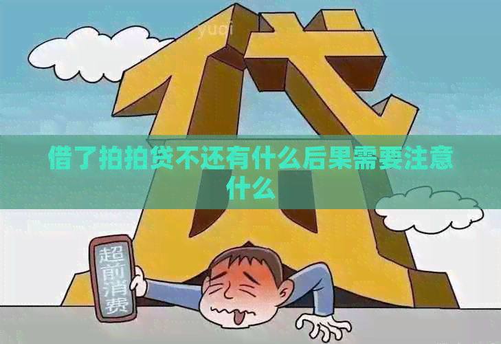 借了不还有什么后果需要注意什么