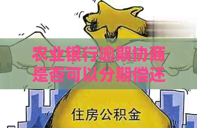 农业银行逾期协商是否可以分期偿还本金