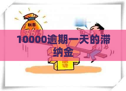 10000逾期一天的滞纳金