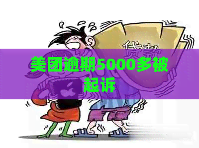 美团逾期5000多被起诉