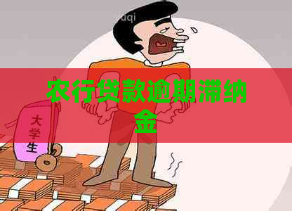 农行贷款逾期滞纳金