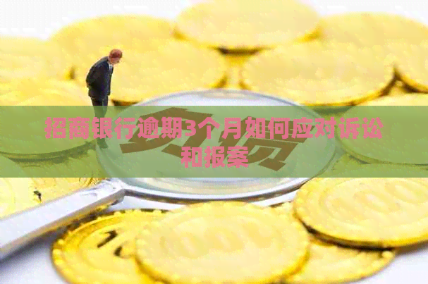 招商银行逾期3个月如何应对诉讼和报案