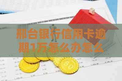 邢台银行信用卡逾期1万怎么办怎么办