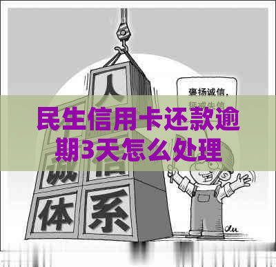 民生信用卡还款逾期3天怎么处理