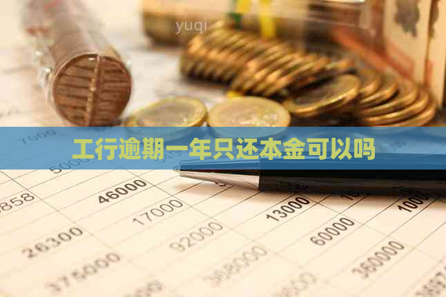 工行逾期一年只还本金可以吗