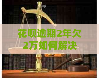 花呗逾期2年欠2万如何解决