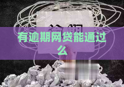 有逾期网贷能通过么