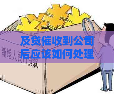 及贷到公司后应该如何处理