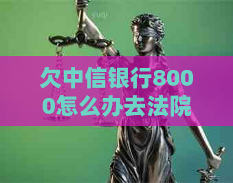 欠中信银行8000怎么办去法院